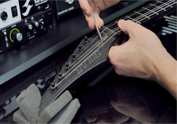 Building a guitar - Guitar Adjustments